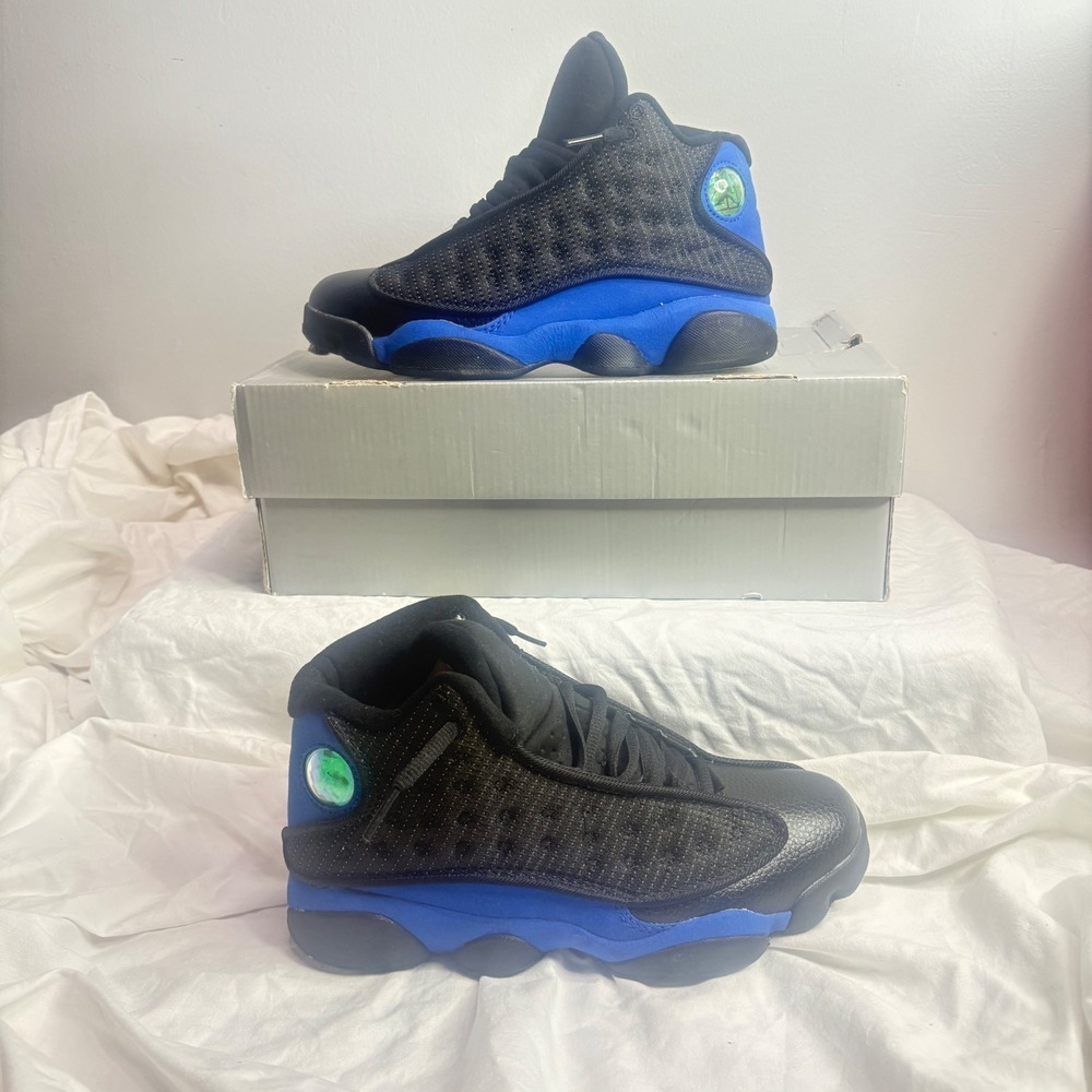 Air Jordan 13 XIII Black Royal Blue GS Youth Sneakers Size 7 Youth